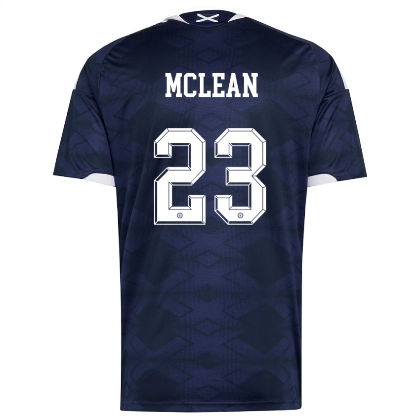 נשים סקוטלנד קני מקלין #23 כהה לבן ג'רזי ביתית 26-28 חולצה קצרה