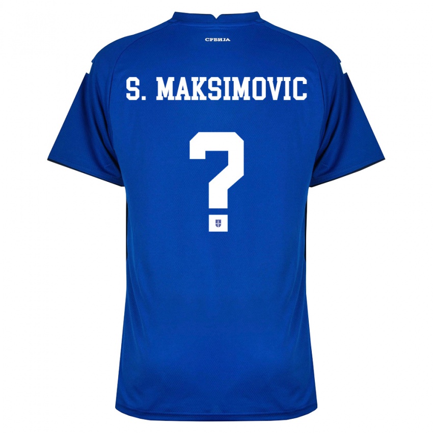 נשים סרביה Strahinja Maksimovic #0 כהה אדום ג'רזי ביתית 26-28 חולצה קצרה