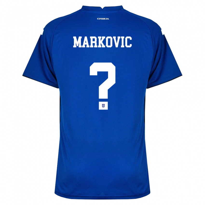 נשים סרביה Mihajlo Markovic #0 כהה אדום ג'רזי ביתית 26-28 חולצה קצרה