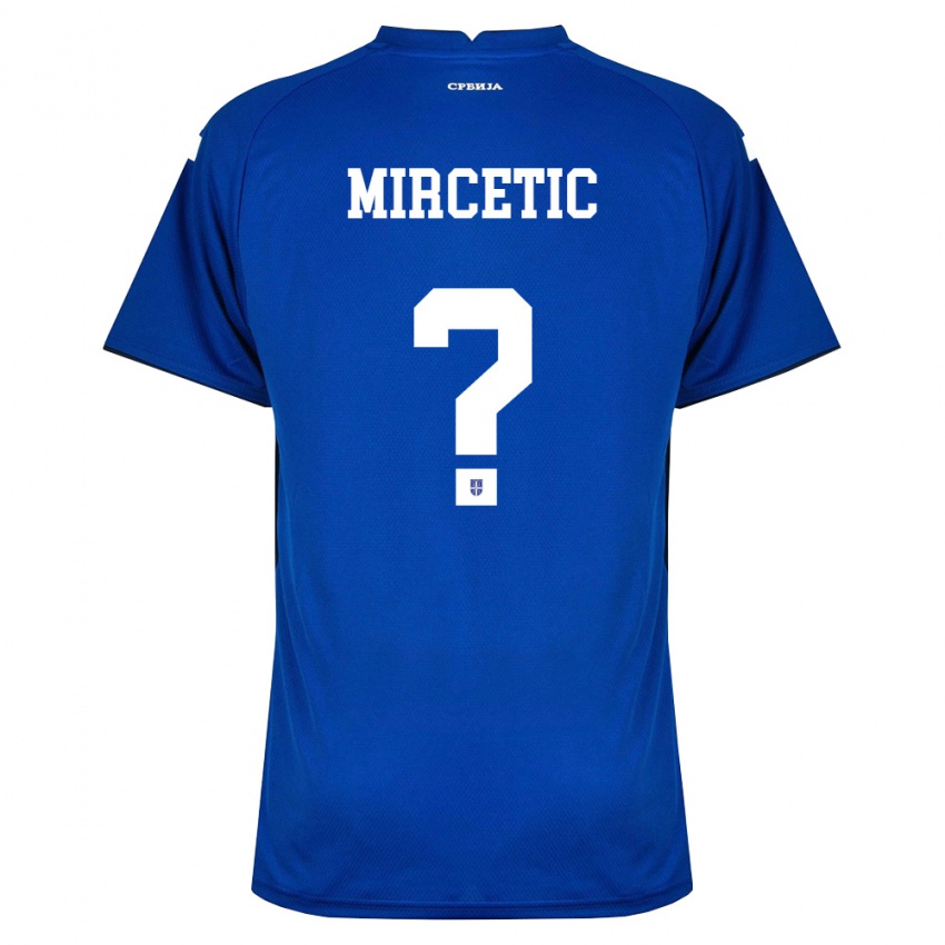 נשים סרביה בוגדן מירצ'טיץ' #0 כהה אדום ג'רזי ביתית 26-28 חולצה קצרה