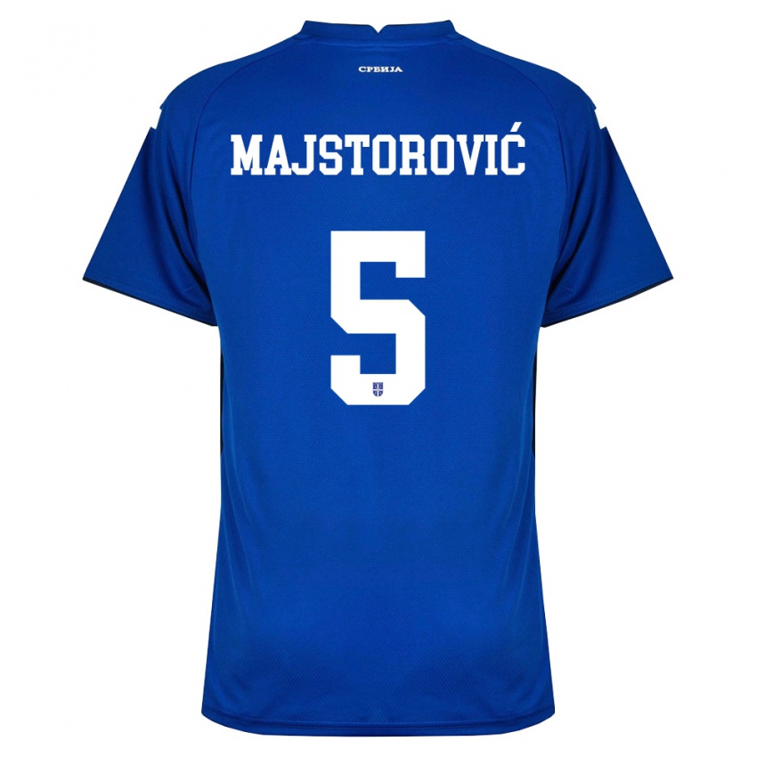 נשים סרביה מילאן מייסטורוביץ' #5 כהה אדום ג'רזי ביתית 26-28 חולצה קצרה