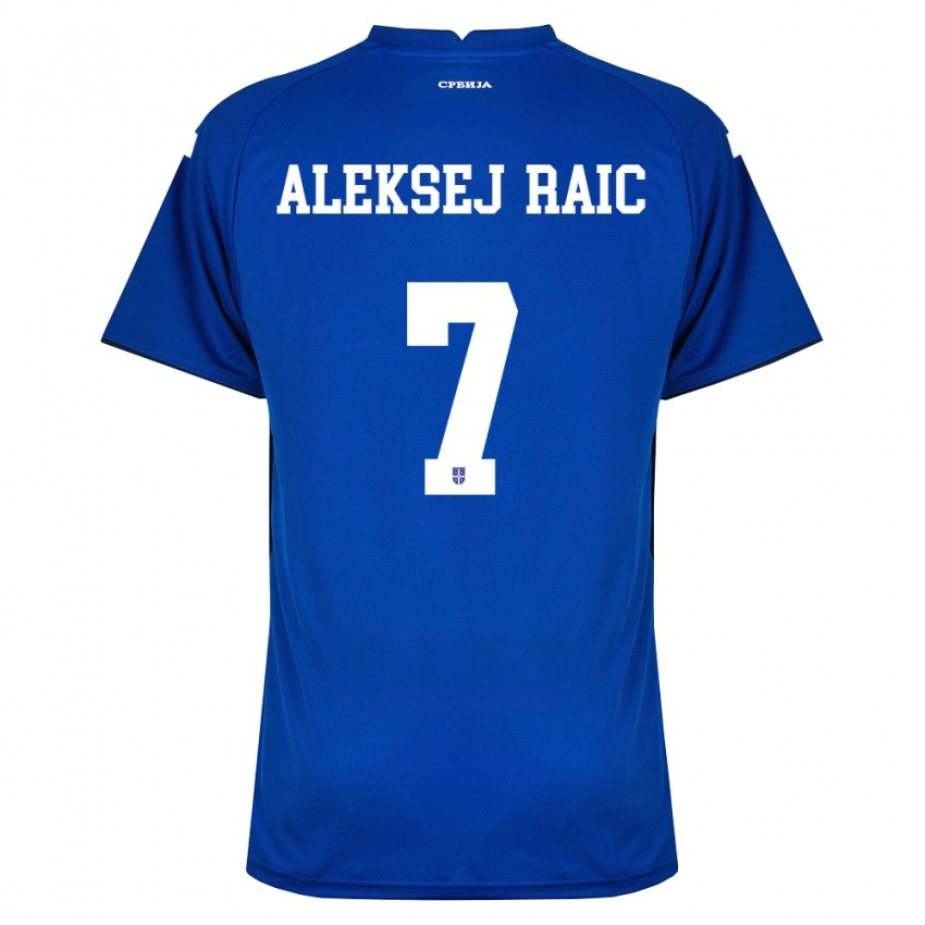 נשים סרביה Neven Aleksej Raic #7 כהה אדום ג'רזי ביתית 26-28 חולצה קצרה