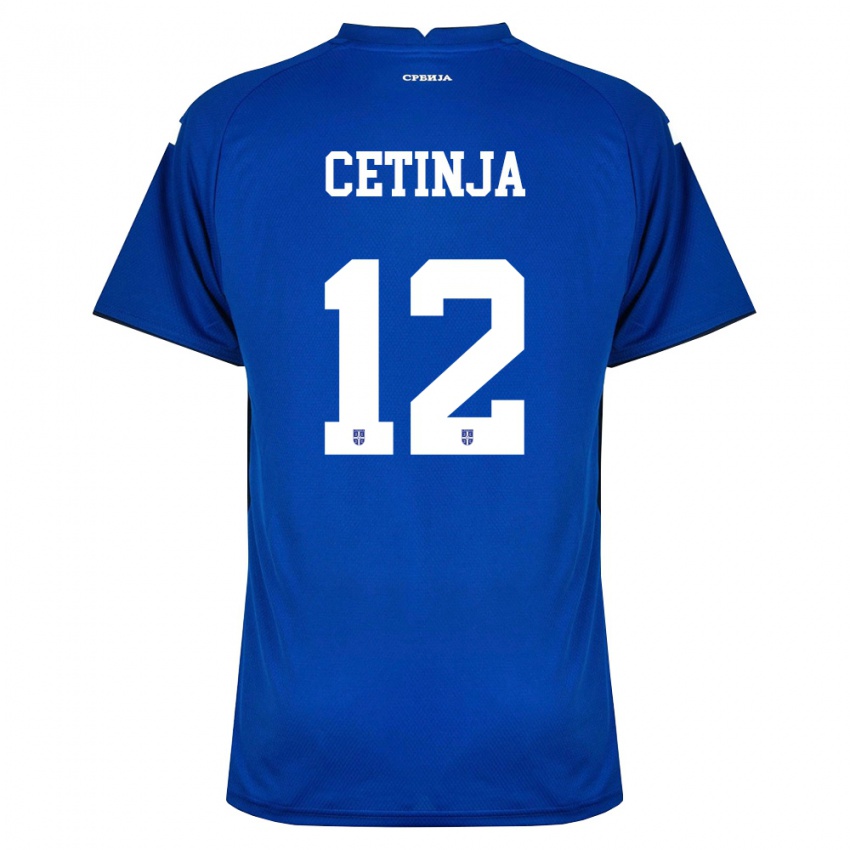 נשים סרביה שרה סטיניה #12 כהה אדום ג'רזי ביתית 26-28 חולצה קצרה