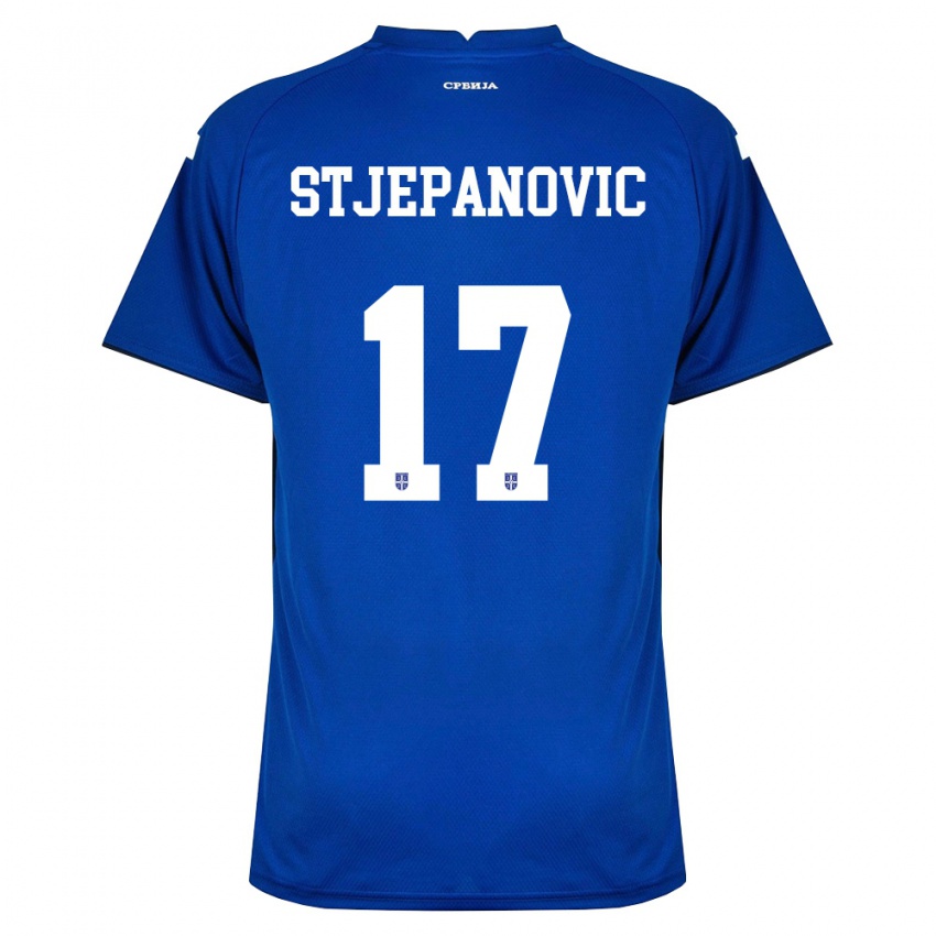 נשים סרביה מאטג׳ה סטיפנוביץ׳ #17 כהה אדום ג'רזי ביתית 26-28 חולצה קצרה