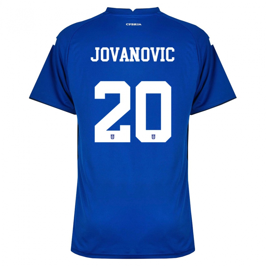 נשים סרביה מטיה יובאנוביץ׳ #20 כהה אדום ג'רזי ביתית 26-28 חולצה קצרה