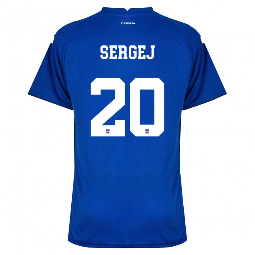 נשים סרביה סרגיי מילינקוביץ'-סאביץ' #20 כהה אדום ג'רזי ביתית 26-28 חולצה קצרה