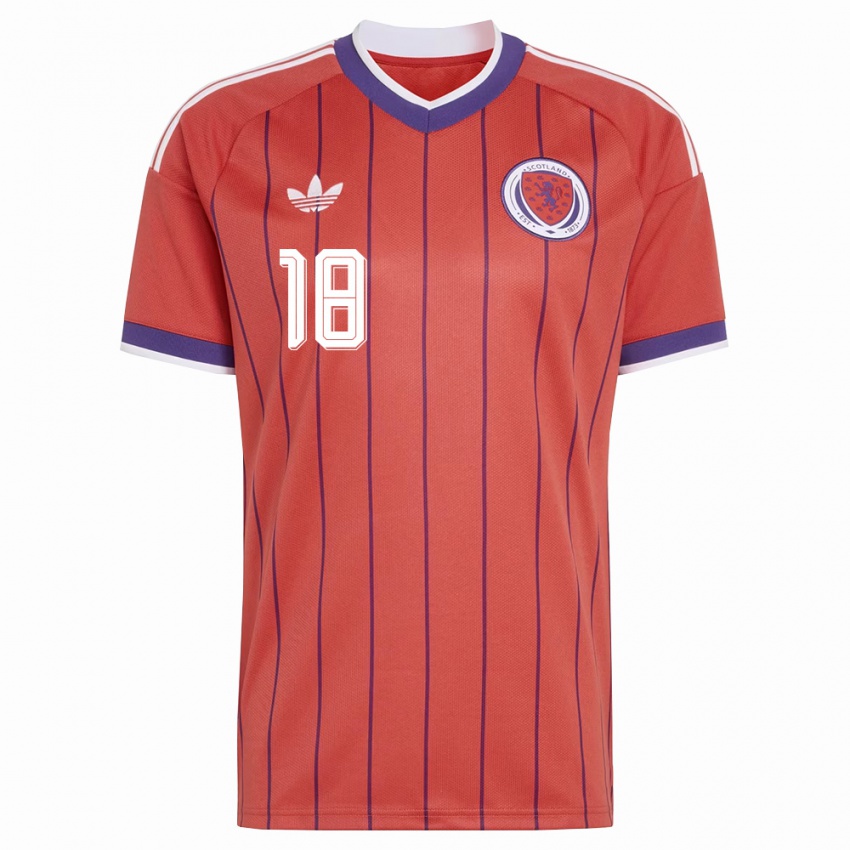 נשים סקוטלנד רודי מולוטניקוב #18 כתום סגול הרחק ג'רזי 26-28 חולצה קצרה