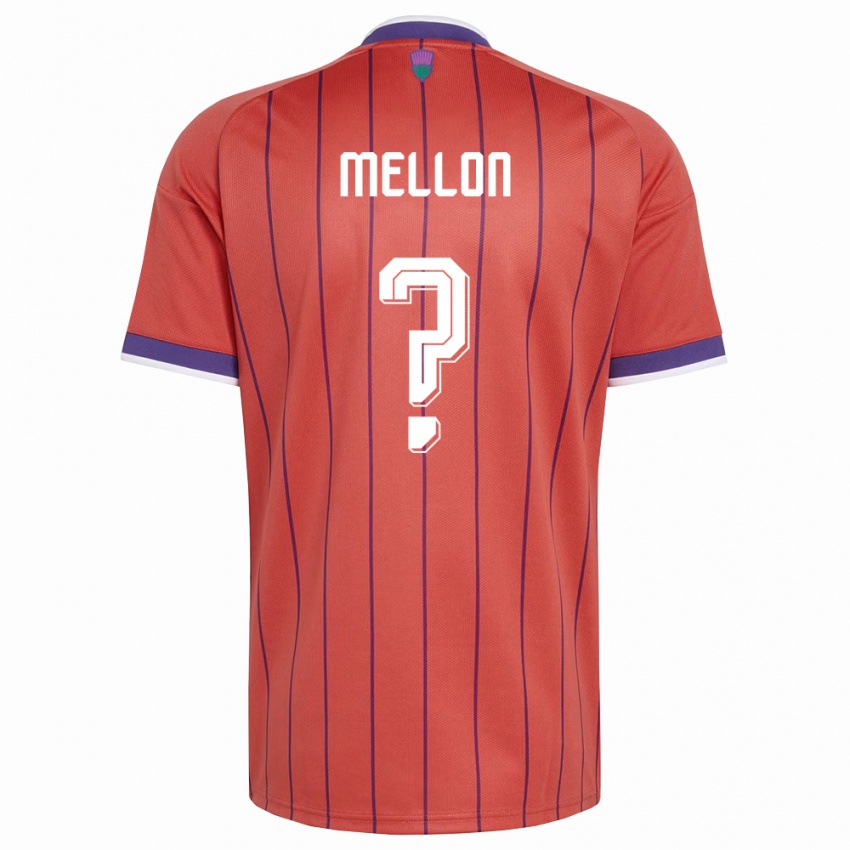 נשים סקוטלנד מיכאל מלון #0 כתום סגול הרחק ג'רזי 26-28 חולצה קצרה