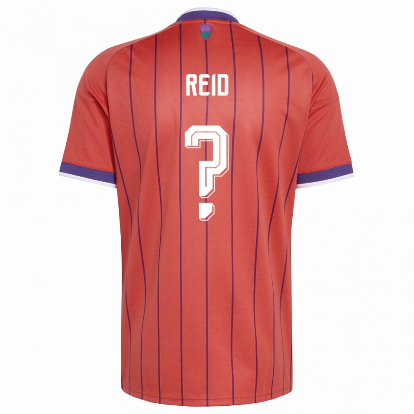 נשים סקוטלנד דילן ריד #0 כתום סגול הרחק ג'רזי 26-28 חולצה קצרה