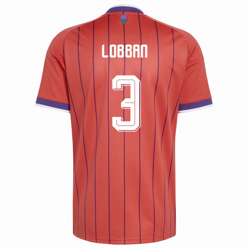 נשים סקוטלנד דילן לובן #3 כתום סגול הרחק ג'רזי 26-28 חולצה קצרה