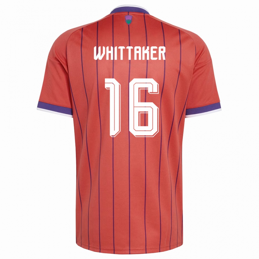 נשים סקוטלנד רורי ויטאקר #16 כתום סגול הרחק ג'רזי 26-28 חולצה קצרה