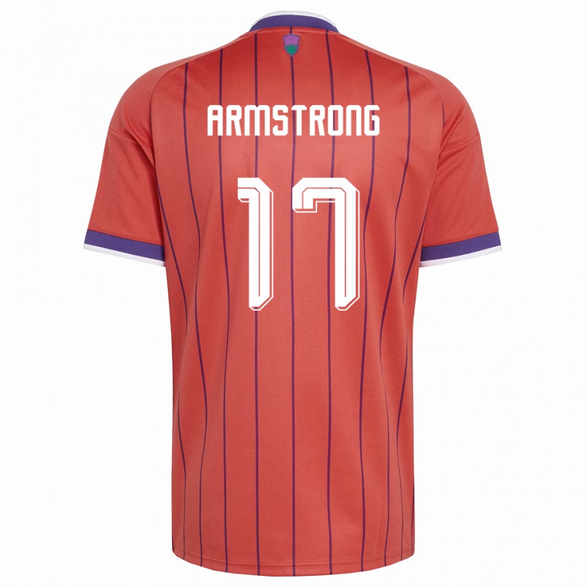 נשים סקוטלנד סטיוארט ארמסטרונג #17 כתום סגול הרחק ג'רזי 26-28 חולצה קצרה