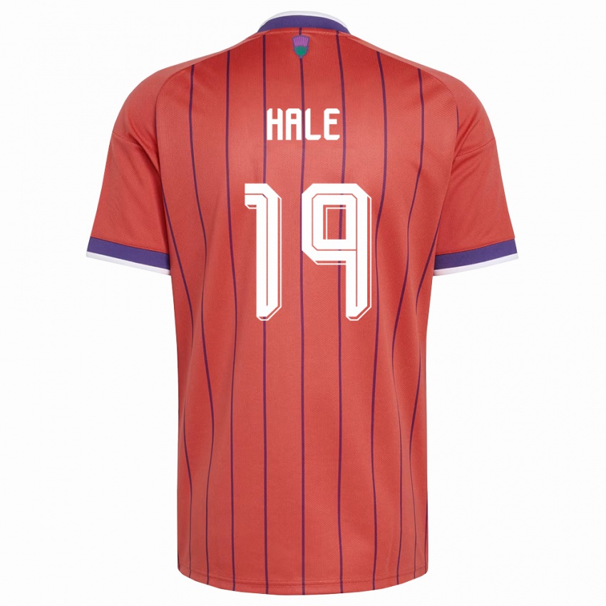 נשים סקוטלנד Finlay Hale #19 כתום סגול הרחק ג'רזי 26-28 חולצה קצרה
