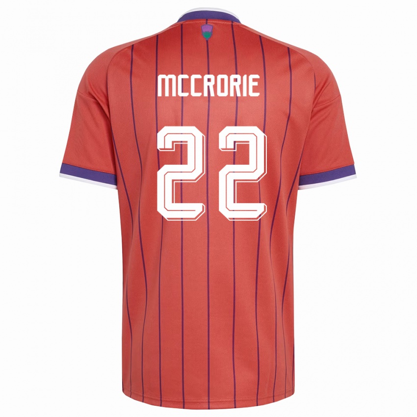 נשים סקוטלנד רוס מקרורי #22 כתום סגול הרחק ג'רזי 26-28 חולצה קצרה