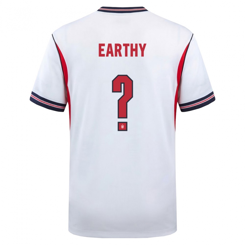 ילדים אנגליה ג'ורג' ארצי #0 לבן כהה אדום ג'רזי ביתית 26-28 חולצה קצרה