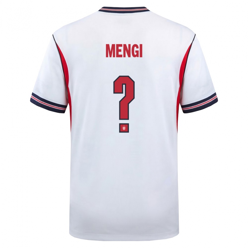 ילדים אנגליה טדן מנגי #0 לבן כהה אדום ג'רזי ביתית 26-28 חולצה קצרה