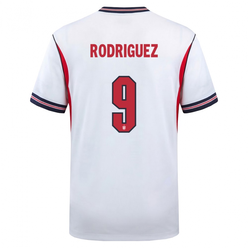 ילדים אנגליה אלחנדרו גומס רודריגז #9 לבן כהה אדום ג'רזי ביתית 26-28 חולצה קצרה