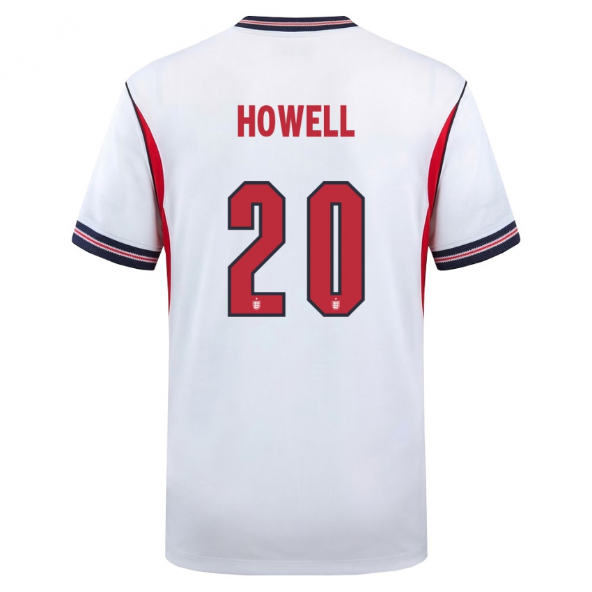 ילדים אנגליה הארי האוול #20 לבן כהה אדום ג'רזי ביתית 26-28 חולצה קצרה