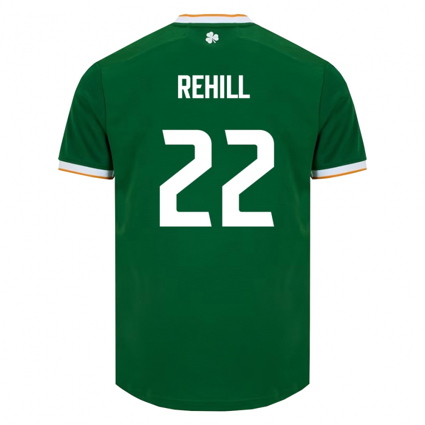 ילדים אירלנד Harry Rehill #22 ירוק כהה לבן ג'רזי ביתית 26-28 חולצה קצרה