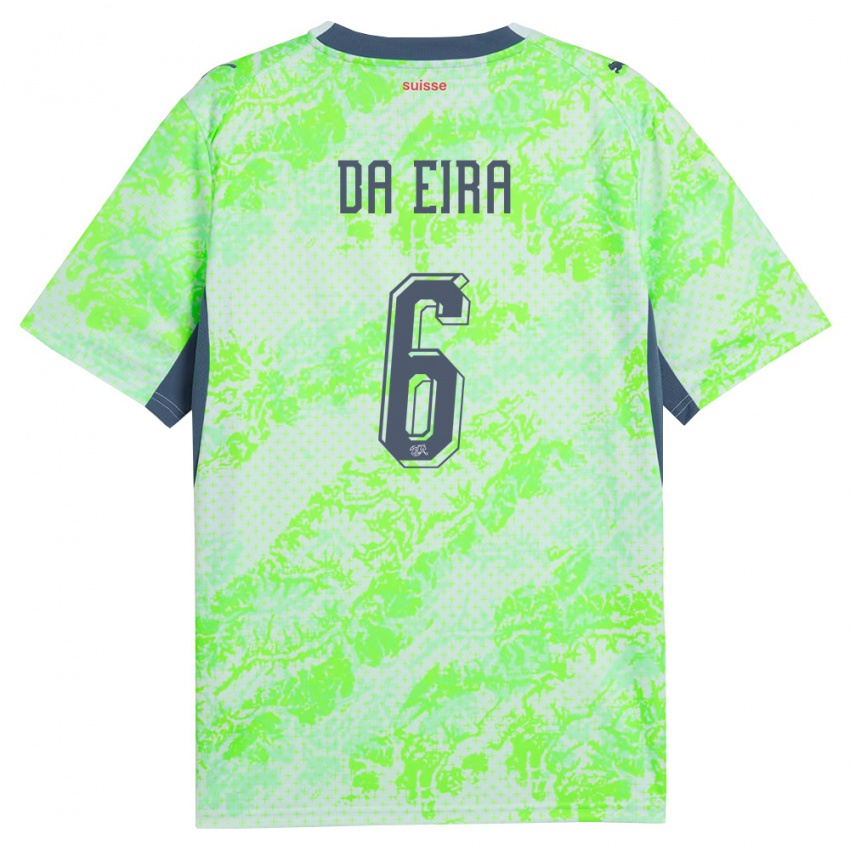 ילדים שווייץ סטפני דה איירה #6 ירוק כהה הרחק ג'רזי 26-28 חולצה קצרה