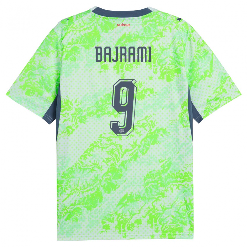 ילדים שווייץ לאבינוט באירמי #9 ירוק כהה הרחק ג'רזי 26-28 חולצה קצרה