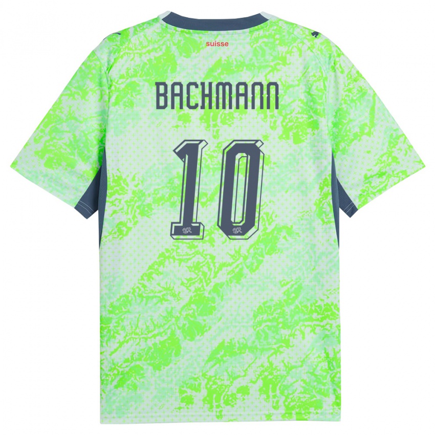 ילדים שווייץ רמונה בכמן #10 ירוק כהה הרחק ג'רזי 26-28 חולצה קצרה