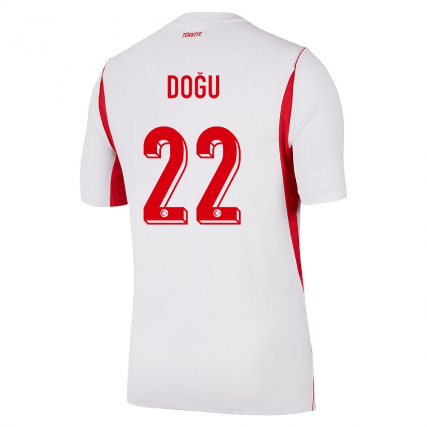 ילדים טורקיה Necat Doğu #22 לבן בורדו אדום הרחק ג'רזי 26-28 חולצה קצרה