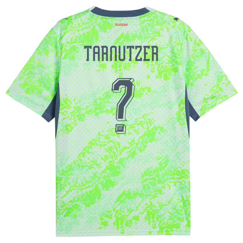 גברים שווייץ רובן ווק טרנוצר #0 ירוק כהה הרחק ג'רזי 26-28 חולצה קצרה