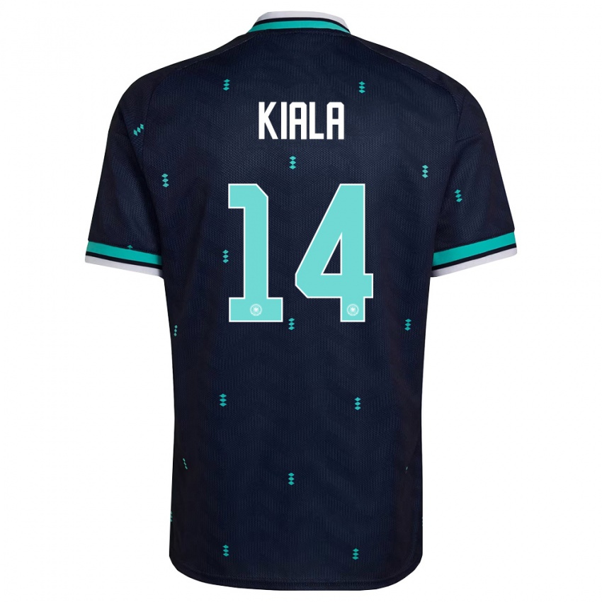 גברים גרמניה Cassiano Kiala #14 כהה כחול שמיים לבן הרחק ג'רזי 26-28 חולצה קצרה