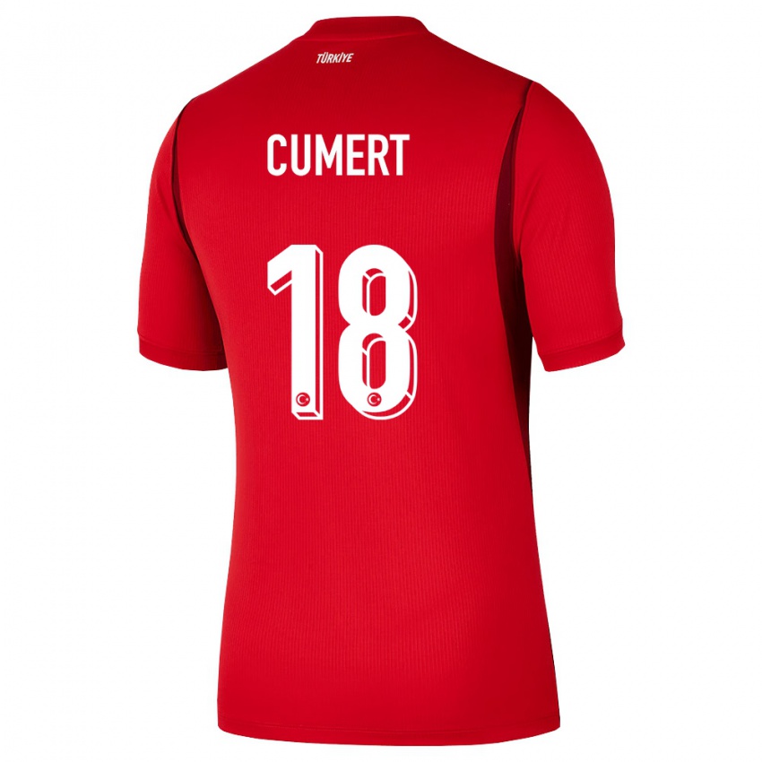 נשים טורקיה Ecem Cumert #18 אדום בורדו ג'רזי ביתית 26-28 חולצה קצרה