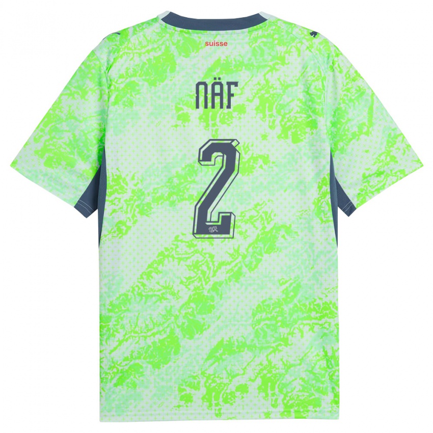 נשים שווייץ פיליפ נאף #2 ירוק כהה הרחק ג'רזי 26-28 חולצה קצרה