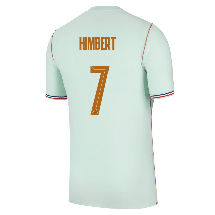 נשים צרפת Rémi Himbert #7 ירוק זהב הרחק ג'רזי 26-28 חולצה קצרה