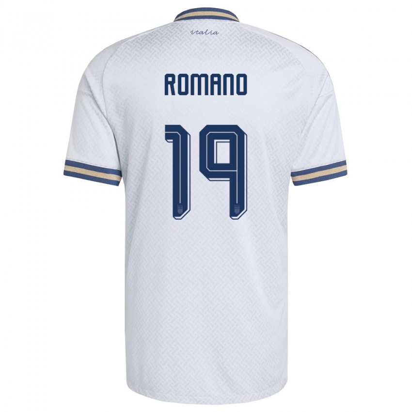 נשים איטליה מרקו רומנו #19 שמנת כהה זהב הרחק ג'רזי 26-28 חולצה קצרה