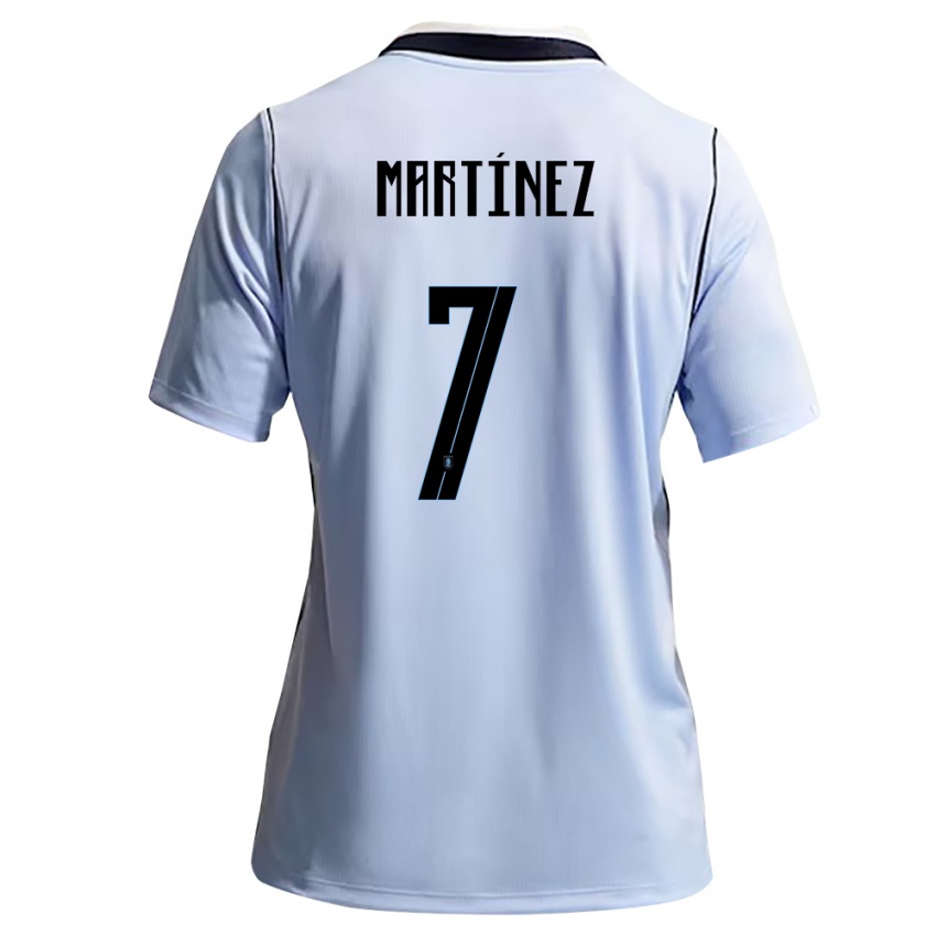 ילדים אורוגוואי Rodrigo Martínez #7 כחול שמיים לבן ג'רזי ביתית 26-28 חולצה קצרה