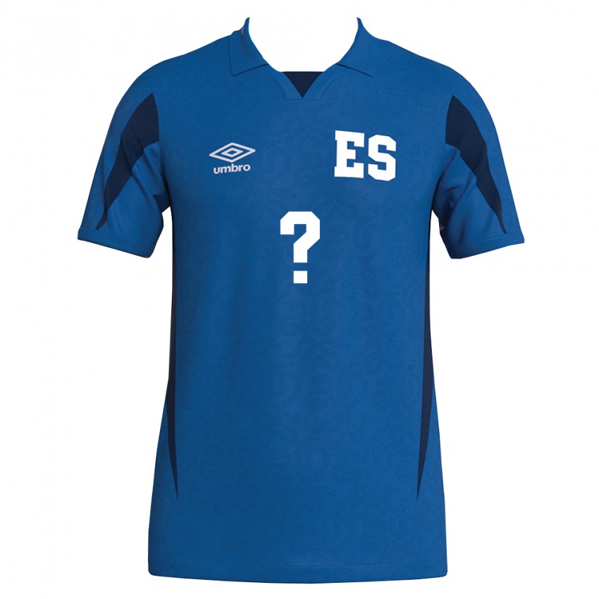 ילדים אל סלוודור ברנדון רמירס #0 כחול כהה ג'רזי ביתית 26-28 חולצה קצרה