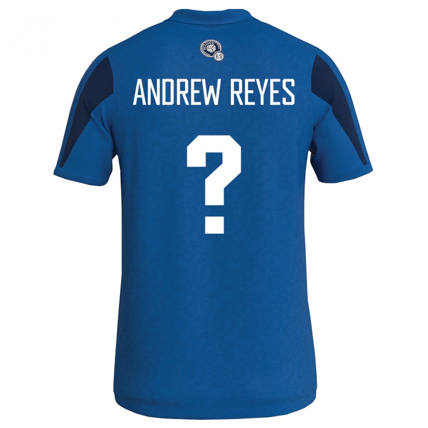 ילדים אל סלוודור אנדרו רייס #0 כחול כהה ג'רזי ביתית 26-28 חולצה קצרה