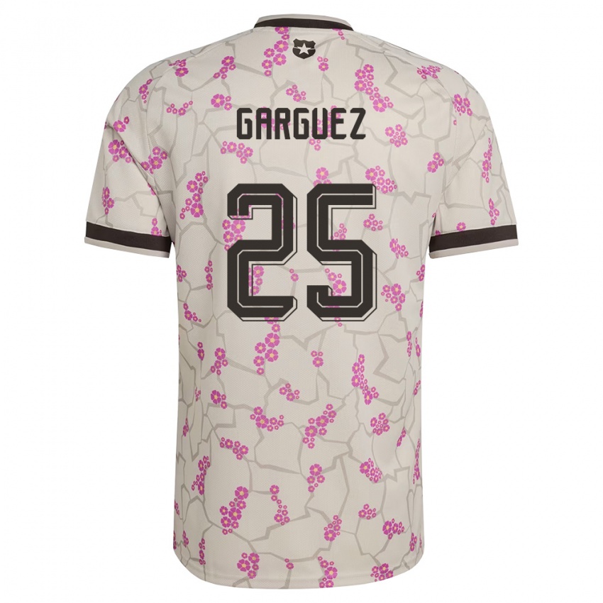 ילדים צ'ילה Ian Garguez #25 לבן סגול הרחק ג'רזי 26-28 חולצה קצרה