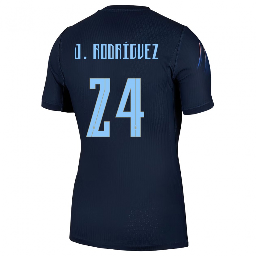 ילדים אורוגוואי José Luis Rodríguez #24 שחור כחול הרחק ג'רזי 26-28 חולצה קצרה