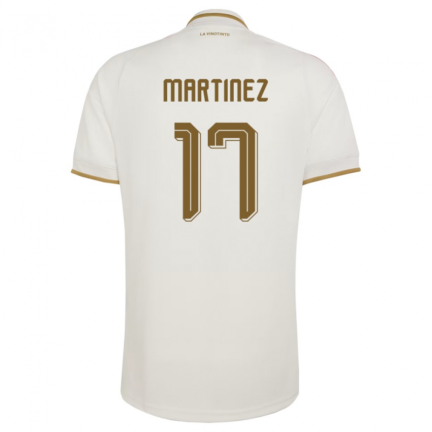 ילדים ונצואלה Wilkeson Martinez #17 שמנת צהוב הרחק ג'רזי 26-28 חולצה קצרה