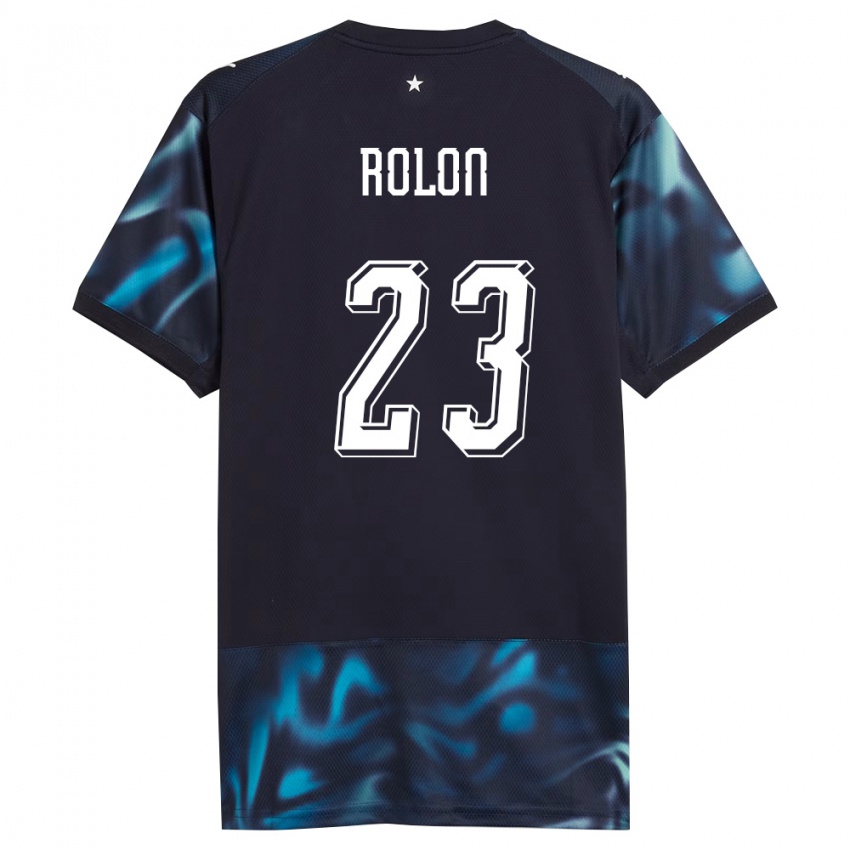 ילדים פרגוואי Luis Rolón #23 כהה כחול שמיים הרחק ג'רזי 26-28 חולצה קצרה