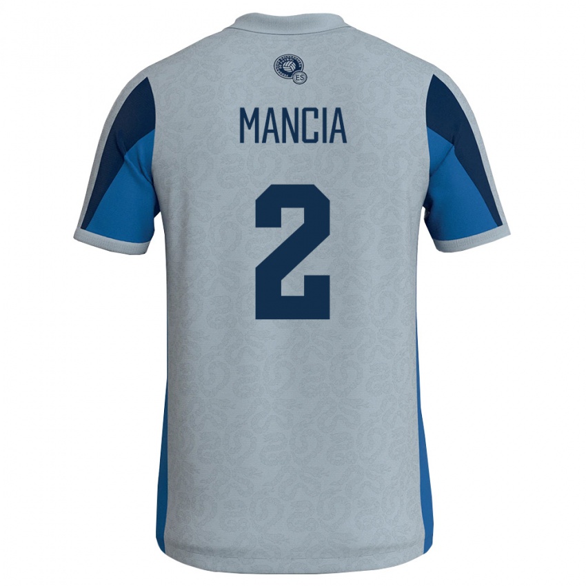 ילדים אל סלוודור סטיבן מנסיה #2 לבן כחול שמיים הרחק ג'רזי 26-28 חולצה קצרה