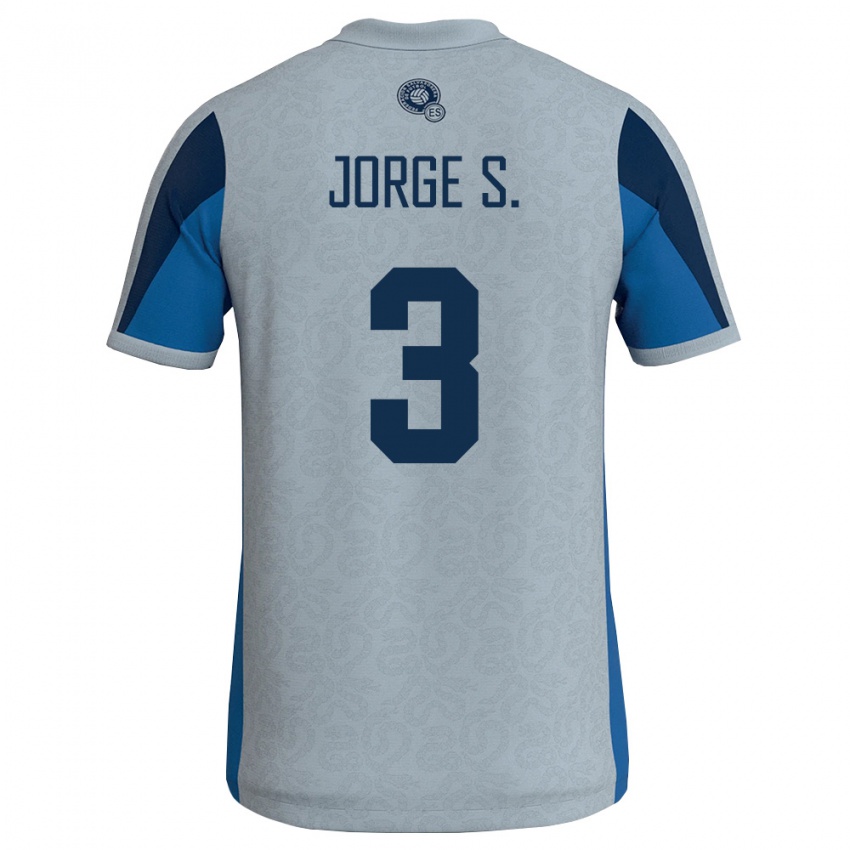 ילדים אל סלוודור חורחה סאנצ'ס #3 לבן כחול שמיים הרחק ג'רזי 26-28 חולצה קצרה