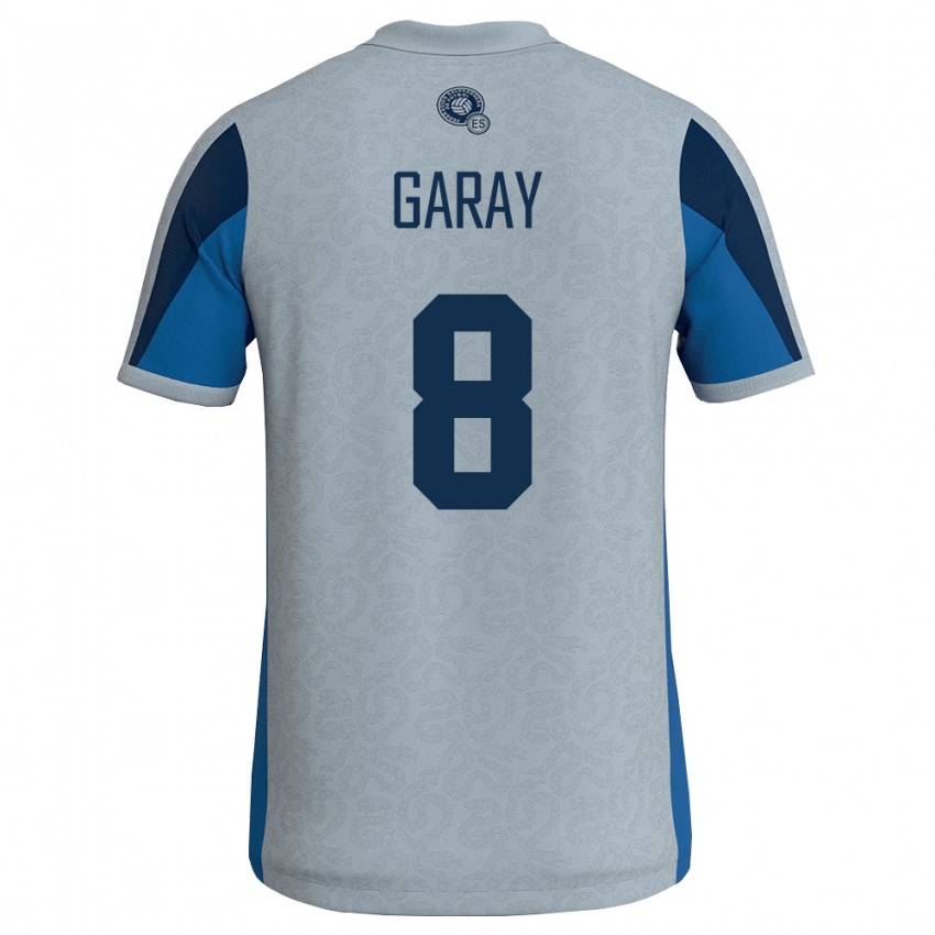 ילדים אל סלוודור אנצו גארי #8 לבן כחול שמיים הרחק ג'רזי 26-28 חולצה קצרה