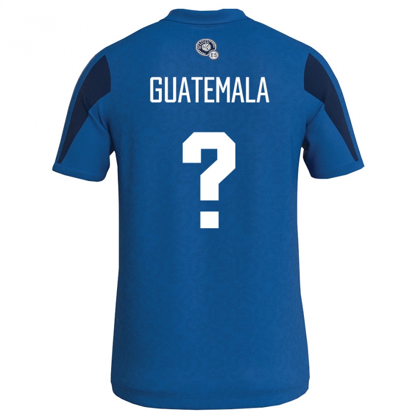 גברים אל סלוודור José Guatemala #0 כחול כהה ג'רזי ביתית 26-28 חולצה קצרה