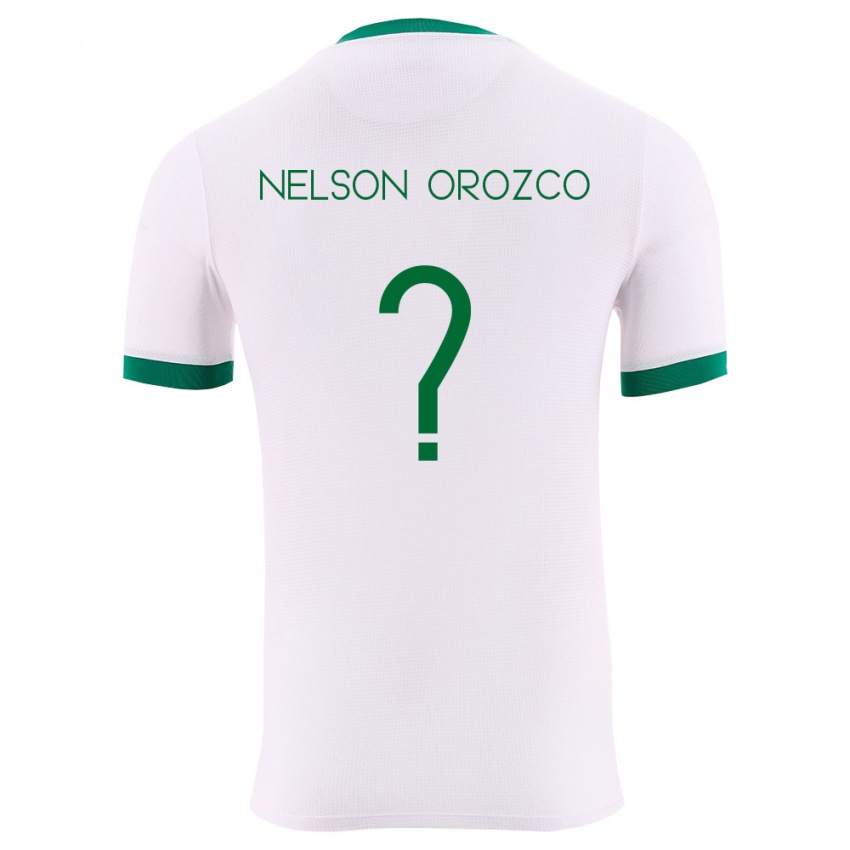 גברים בוליביה חורחה נלסון אורוסקו קירוגה #0 לבן ירוק אדום הרחק ג'רזי 26-28 חולצה קצרה