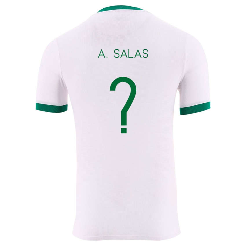 גברים בוליביה Amelia Daily Salas #0 לבן ירוק אדום הרחק ג'רזי 26-28 חולצה קצרה