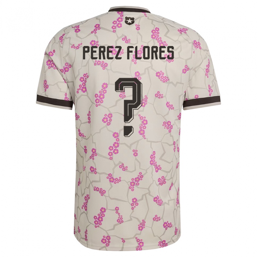 גברים צ'ילה Benjamín Pérez Flores #0 לבן סגול הרחק ג'רזי 26-28 חולצה קצרה