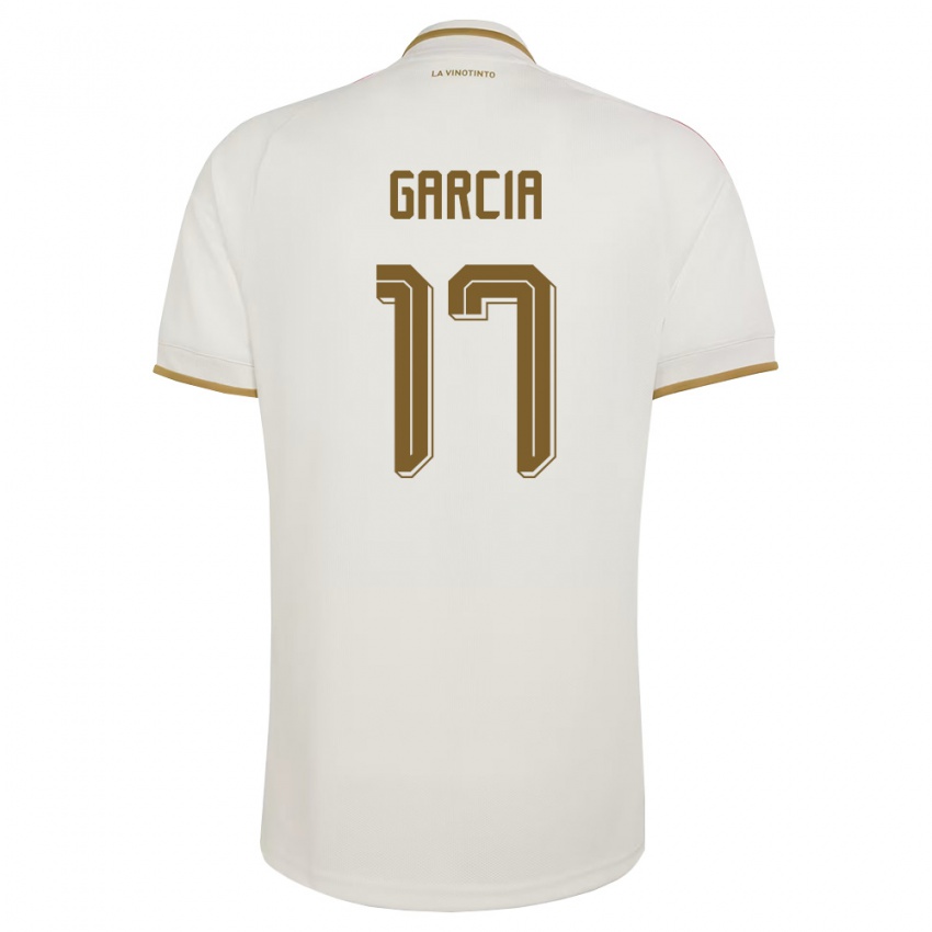גברים ונצואלה Gabriela García #17 שמנת צהוב הרחק ג'רזי 26-28 חולצה קצרה