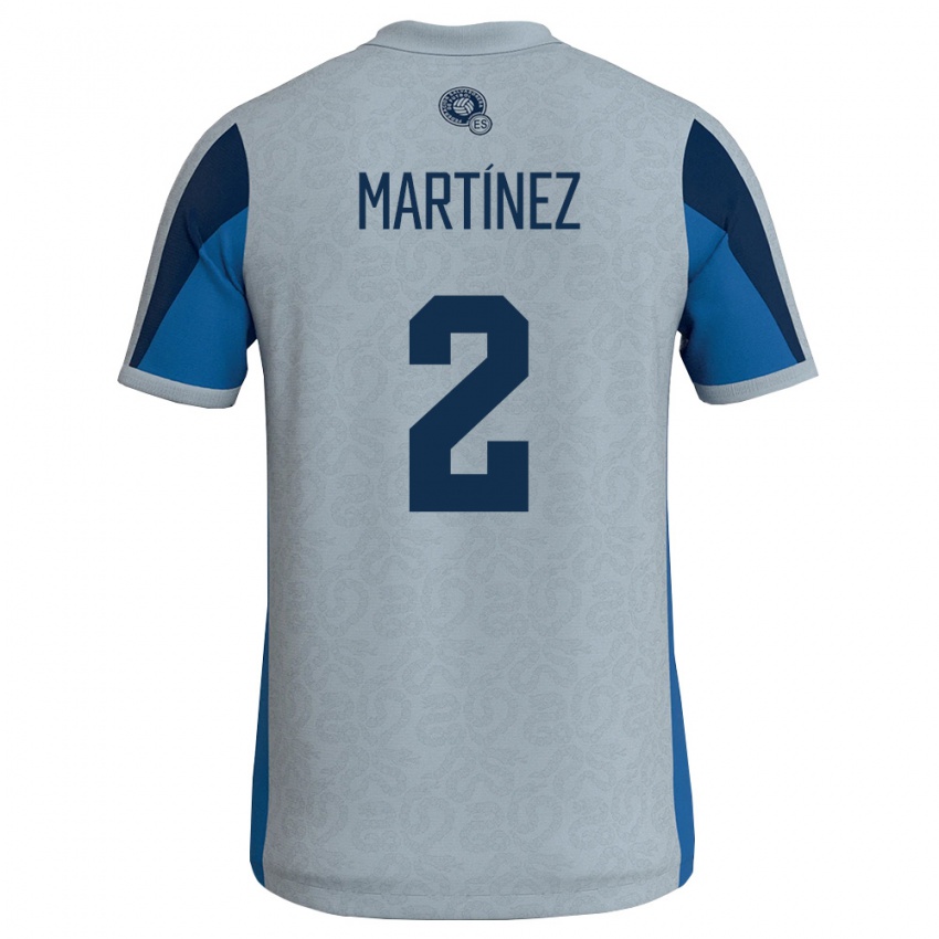גברים אל סלוודור כריסטיאן מרטינס #2 לבן כחול שמיים הרחק ג'רזי 26-28 חולצה קצרה