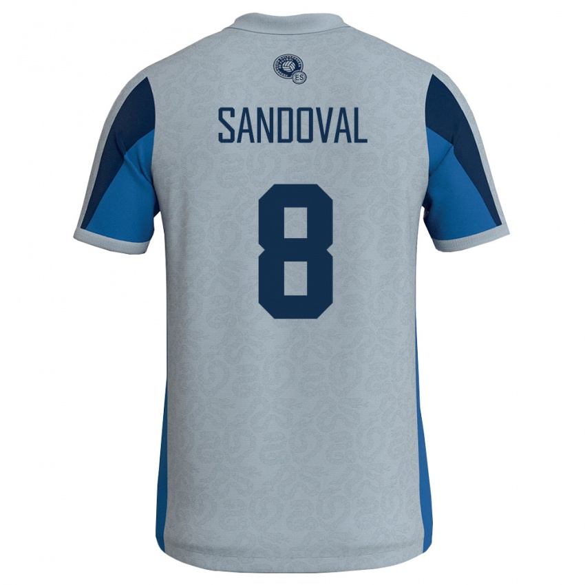 גברים אל סלוודור אמרסון אלכסנדר ריבאס סנדובל #8 לבן כחול שמיים הרחק ג'רזי 26-28 חולצה קצרה